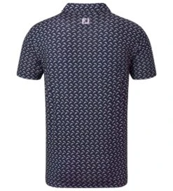 FootJoy Men's Leaping Dolphins Print Lisle Golf Polo Shirt -Golf Equipment Discount Store 0074793 footjoy mens leaping dolphins print lisle golf polo shirt