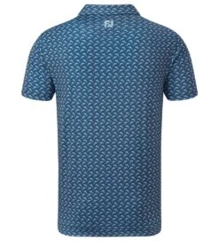 FootJoy Men's Leaping Dolphins Print Lisle Golf Polo Shirt -Golf Equipment Discount Store 0074798 footjoy mens leaping dolphins print lisle golf polo shirt