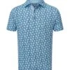 FootJoy Men's Shadow Palm Print Golf Polo Shirt