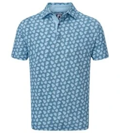 FootJoy Men's Shadow Palm Print Golf Polo Shirt