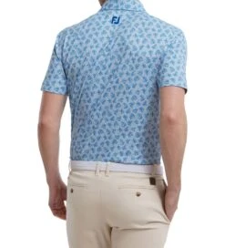 FootJoy Men's Shadow Palm Print Golf Polo Shirt -Golf Equipment Discount Store 0074852 footjoy mens shadow palm print golf polo shirt