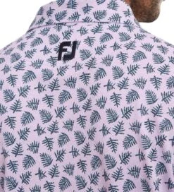 FootJoy Men's Shadow Palm Print Golf Polo Shirt -Golf Equipment Discount Store 0074853 footjoy mens shadow palm print golf polo shirt