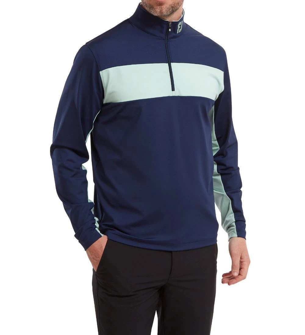 FootJoy Men's Engineered Chest Stripe Chill-Out Golf Midlayer 4 FootJoy Men's Engineered Chest Stripe Chill-Out Golf Midlayer - Image 2