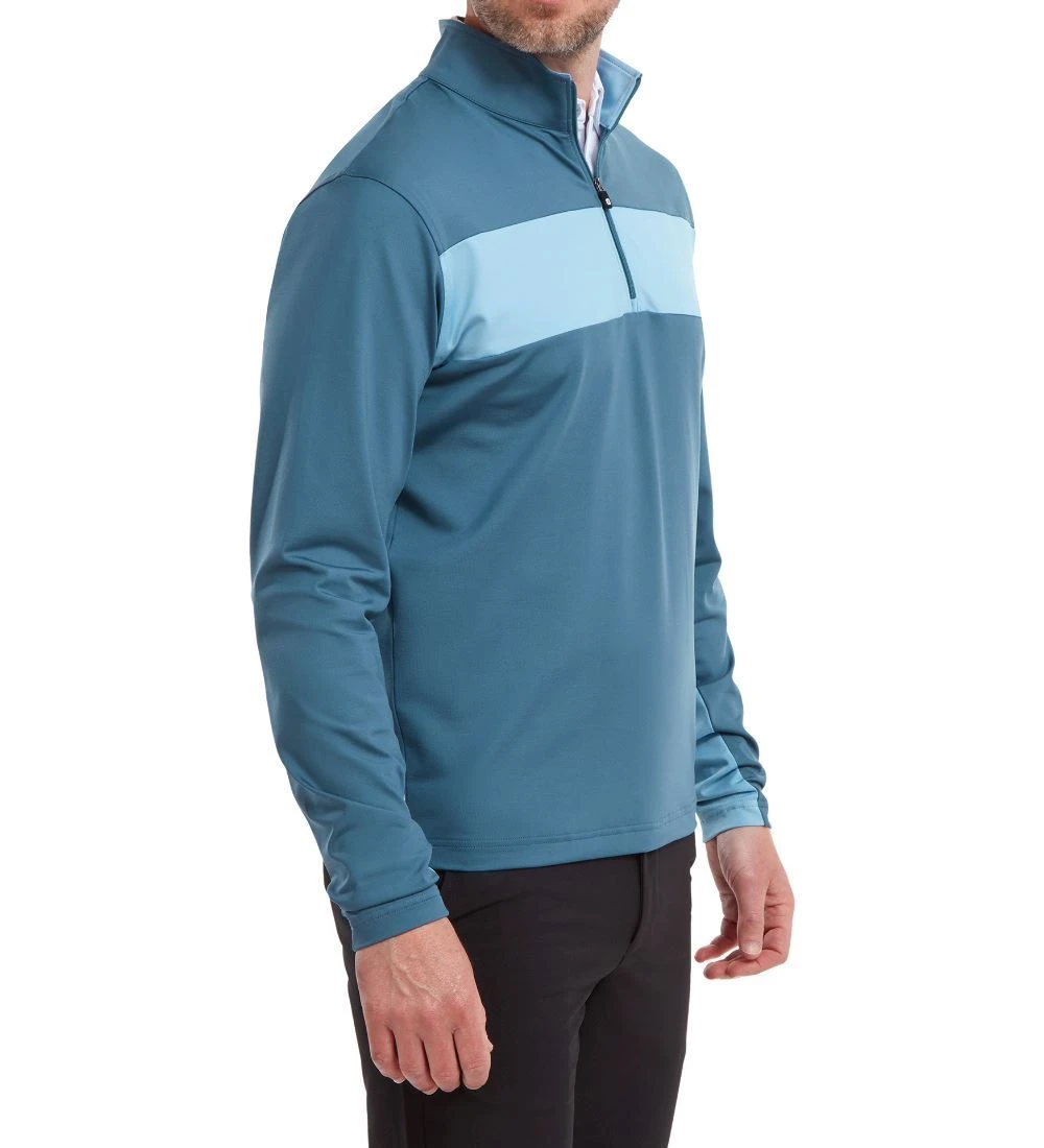 FootJoy Men's Engineered Chest Stripe Chill-Out Golf Midlayer 13 FootJoy Men's Engineered Chest Stripe Chill-Out Golf Midlayer - Image 11
