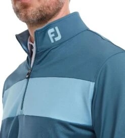 FootJoy Men's Engineered Chest Stripe Chill-Out Golf Midlayer 32 FootJoy Men's Engineered Chest Stripe Chill-Out Golf Midlayer -Golf Equipment Discount Store 0074871 footjoy mens engineered chest stripe chill out golf midlayer