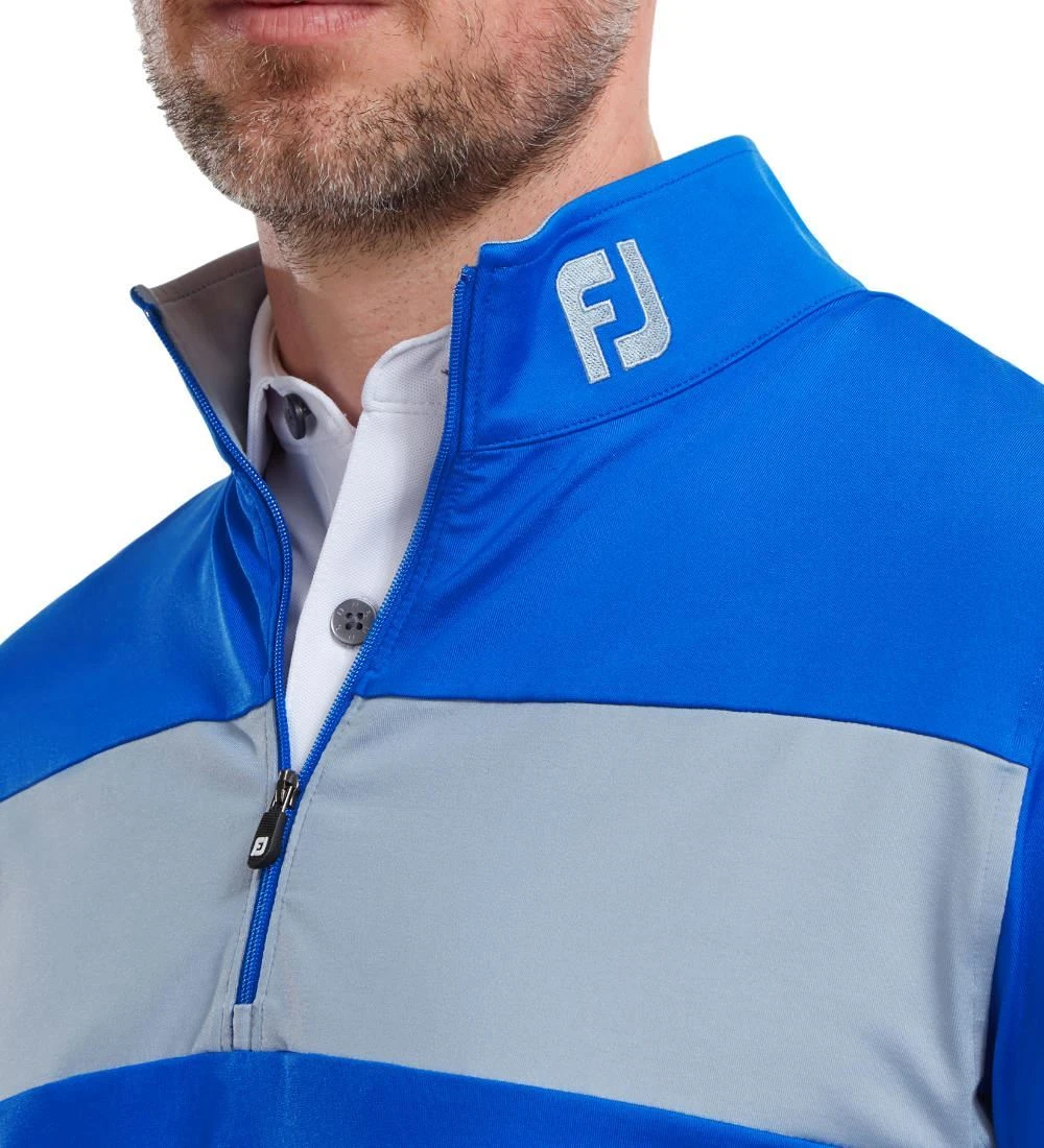 FootJoy Men's Engineered Chest Stripe Chill-Out Golf Midlayer 18 FootJoy Men's Engineered Chest Stripe Chill-Out Golf Midlayer - Image 16
