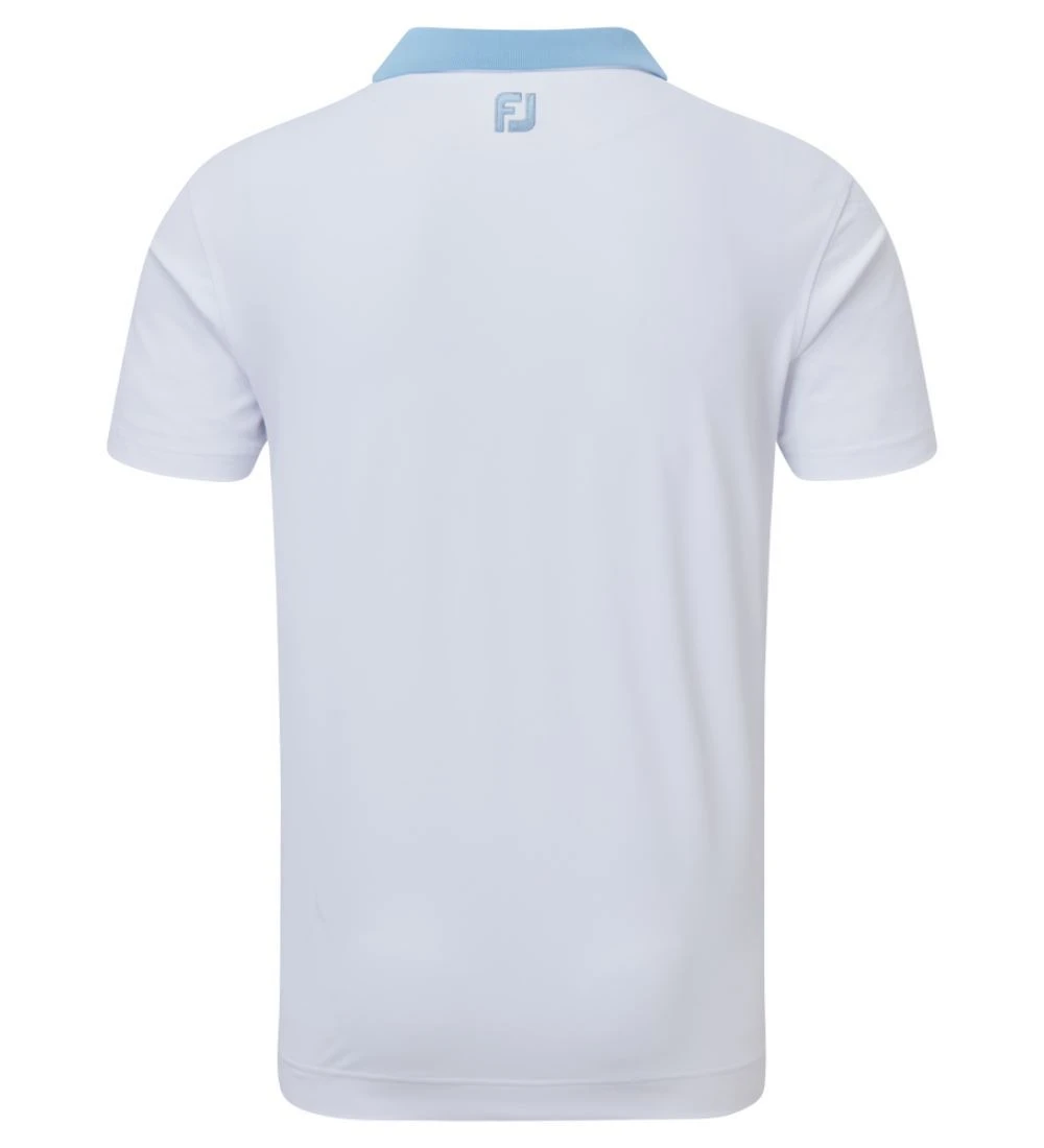 FootJoy Men's Solid Stripe Placket Pique Golf Polo Shirt 9 FootJoy Men's Solid Stripe Placket Pique Golf Polo Shirt - Image 7