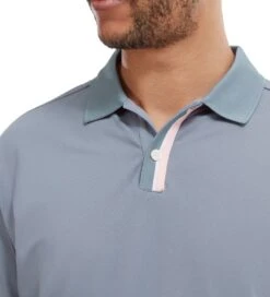 FootJoy Men's Solid Stripe Placket Pique Golf Polo Shirt 30 FootJoy Men's Solid Stripe Placket Pique Golf Polo Shirt -Golf Equipment Discount Store 0074912 footjoy mens solid stripe placket pique golf polo shirt
