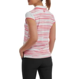FootJoy Ladies Cap Sleeve Colour Block Golf Polo Shirt -Golf Equipment Discount Store 0075212 footjoy ladies cap sleeve colour block golf polo shirt