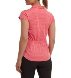 FootJoy Ladies Tonal Stripe Lisle Golf Polo Shirt -Golf Equipment Discount Store 0075217 footjoy ladies tonal stripe lisle golf polo shirt