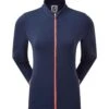 FootJoy Ladies Jersey Tonal Stripe Golf Midlayer