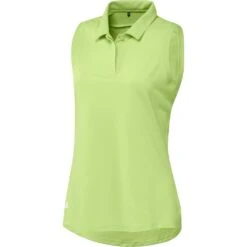 Adidas Ladies Primeblue Sleeveless Golf Polo Shirt