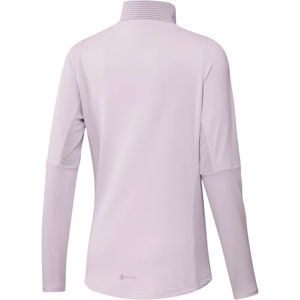 Adidas Ladies HEAT.RDY 1/4-Zip Golf Pullover 6 Adidas Ladies HEAT.RDY 1/4-Zip Golf Pullover - Image 4