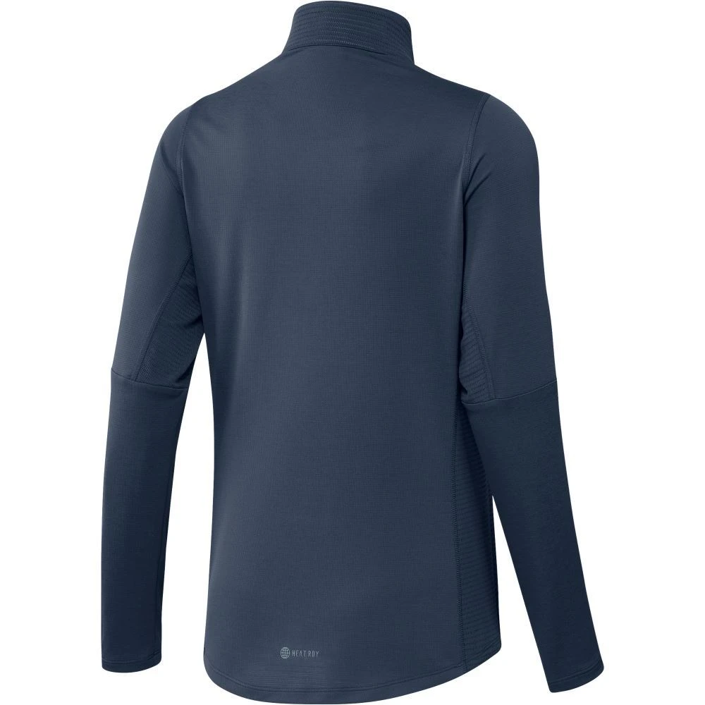 Adidas Ladies HEAT.RDY 1/4-Zip Golf Pullover 4 Adidas Ladies HEAT.RDY 1/4-Zip Golf Pullover - Image 2