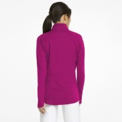 Puma Ladies Gamer 1/4-Zip Golf Midlayer -Golf Equipment Discount Store 0078301 puma ladies gamer 14 zip golf midlayer