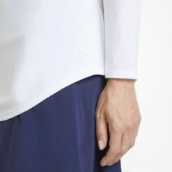 Puma Ladies Shine 1/4-Zip Golf Midlayer -Golf Equipment Discount Store 0078305 puma ladies shine 14 zip golf midlayer