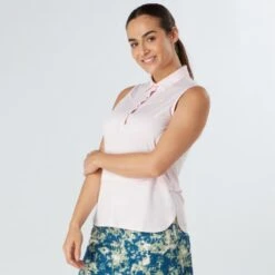 Swing Out Sister Ladies Amelie Sleeveless Golf Polo Shirt -Golf Equipment Discount Store 0079172 swing out sister ladies amelie sleeveless golf polo shirt