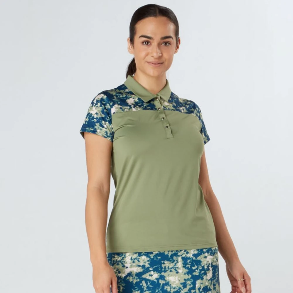 Swing Out Sister Ladies Bridgette Cap Sleeve Golf Polo Shirt 8 Swing Out Sister Ladies Bridgette Cap Sleeve Golf Polo Shirt - Image 6