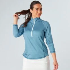 Swing Out Sister Ladies Celeste 1/4-Zip Golf Midlayer -Golf Equipment Discount Store 0079509 swing out sister ladies celeste 14 zip golf midlayer