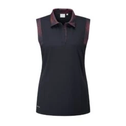 PING Ladies Evie Sleeveless Golf Polo Shirt