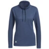 Adidas Ladies Melange High Mock Golf Pullover 1 Adidas Ladies Melange High Mock Golf Pullover -Golf Equipment Discount Store 0082232 adidas ladies melange high mock golf pullover