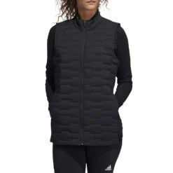 Adidas Ladies Frostguard Full-Zip Golf Vest -Golf Equipment Discount Store 0082236 adidas ladies frostguard full zip golf vest