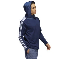 Adidas Men's 3 Stripes COLD.RDY Golf Hoodie 14 Adidas Men's 3 Stripes COLD.RDY Golf Hoodie -Golf Equipment Discount Store 0082335 adidas mens 3 stripes coldrdy golf hoodie