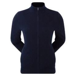 FootJoy Ladies Full-Zip Lined Golf Sweater -Golf Equipment Discount Store 0082606 footjoy ladies full zip lined golf sweater