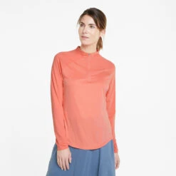 Puma Ladies Shine 1/4-Zip Golf Midlayer -Golf Equipment Discount Store 0083305 puma ladies shine 14 zip golf midlayer