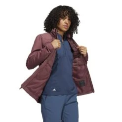 Adidas Ladies Frostguard Full-Zip Golf Jacket -Golf Equipment Discount Store 0083699 adidas ladies frostguard full zip golf jacket