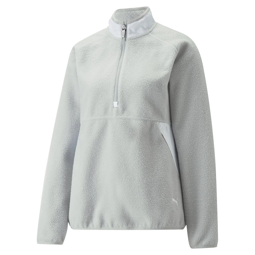 Puma Ladies Sherpa 1/4-Zip Golf Fleece 4 Puma Ladies Sherpa 1/4-Zip Golf Fleece - Image 2