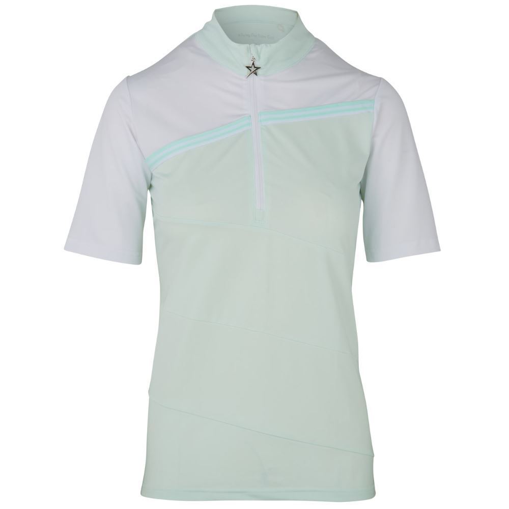 Swing Out Sister Ladies Therese Block Cap Sleeve Golf Polo Shirt 4 Swing Out Sister Ladies Therese Block Cap Sleeve Golf Polo Shirt - Image 2