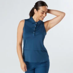 Swing Out Sister Ladies Amelie Sleeveless Golf Polo Shirt -Golf Equipment Discount Store 0084731 swing out sister ladies amelie sleeveless golf polo shirt